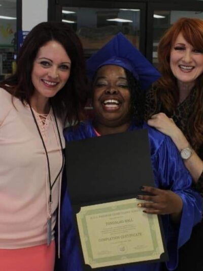 Tondalao Hall's Cosmetology Graduation