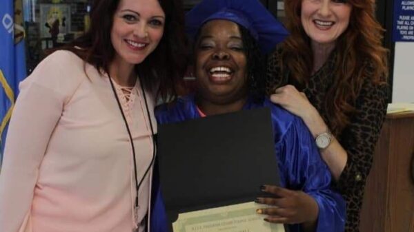 Tondalao Hall's Cosmetology Graduation