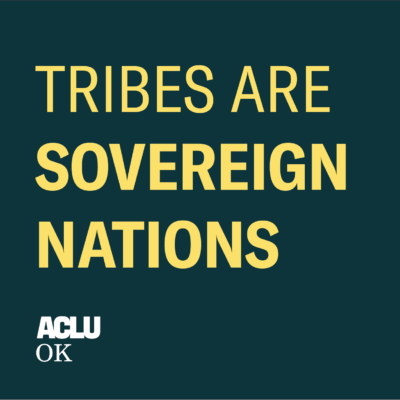 Tribes are sovereign nations