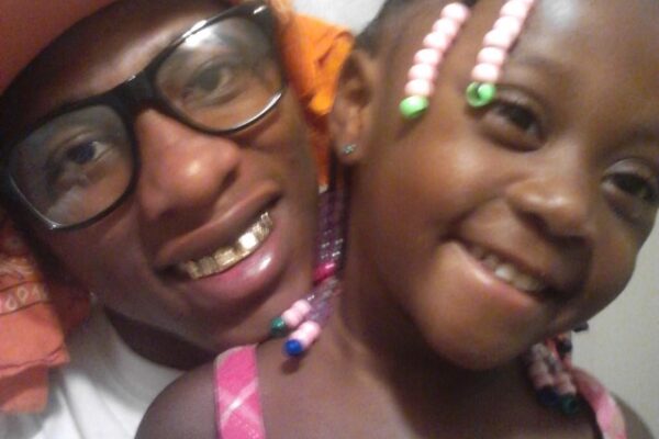 Brian Simms Jr. with his niece