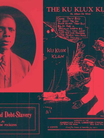 Collage of images from the racial justice cases over the ACLU's history