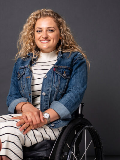 Ali Stroker poses for a portrait