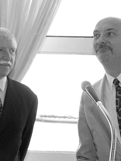 Black-and-white photo of James Hormel (left) and Matt Coles from the ACLU archives.