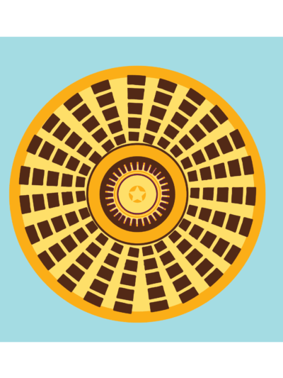 Light blue background with Oklahoma state capitol dome