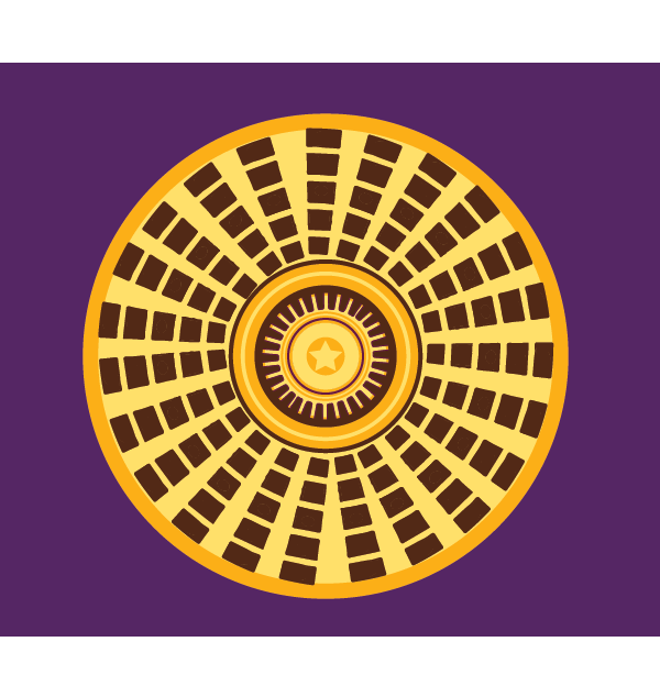 Purple background with Oklahoma Capital Dome