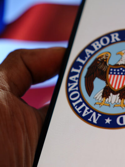 The National Labor Relations Board (NLRB) logo.