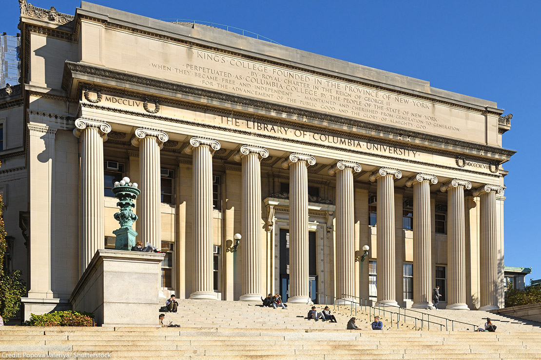 Low Memorial Library on Morningside Heights campus of Columbia University.