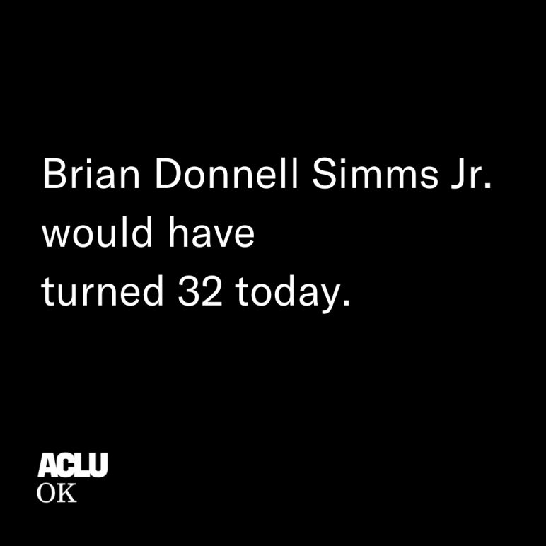 Brain Donnell Simms Jr. would have turned 32 today