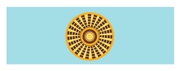 Light blue background, Oklahoma Capitol Rotunda