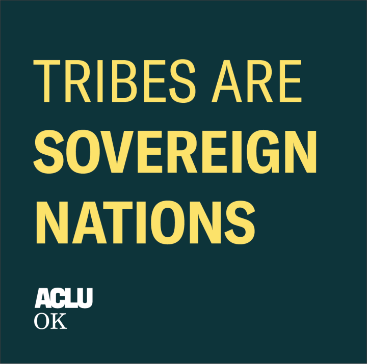 Tribes are sovereign nations