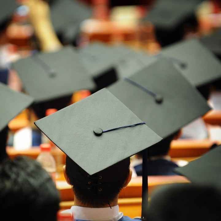 A group of graduating students.